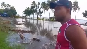 El rey de los tongas Tupou VI fue evacuado del palacio real de Nuku'alofa y llevado a una villa alejada de la costa