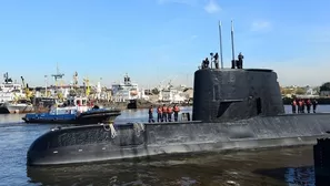 Submarino argentino ARA San Juan. Foto: AFP