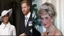 Príncipe Harry y Meghan Markle / Princesa Diana / AFP