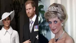 Príncipe Harry y Meghan Markle / Princesa Diana / AFP