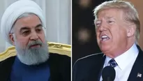 Hasan Rohani y Donald Trump. Foto: AFP/EFE