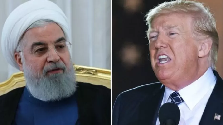 Hasan Rohani y Donald Trump. Foto: AFP/EFE