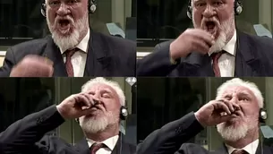 Slobodan Praljak. Foto: El Comercio. Video: AFP