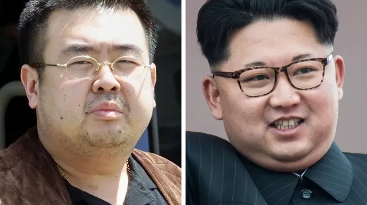 Kim Jong-nam y King Jong-un. (Vía: Twitter) Kim Jong-nam y King Jong-un. (Vía: Twitter)