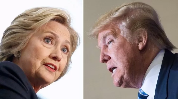 Hillary Clinton y Donald Trump. (Vía: AFP) Hillary Clinton y Donald Trump. (Vía: AFP)
