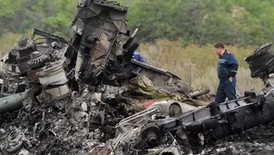 Restos del avi&oacute;n Malaysia Airlines. (V&iacute;a: AFP)