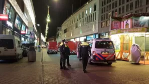 Ataque en calle de La Haya dejó 3 heridos. Foto: AFP/Video: Canal N