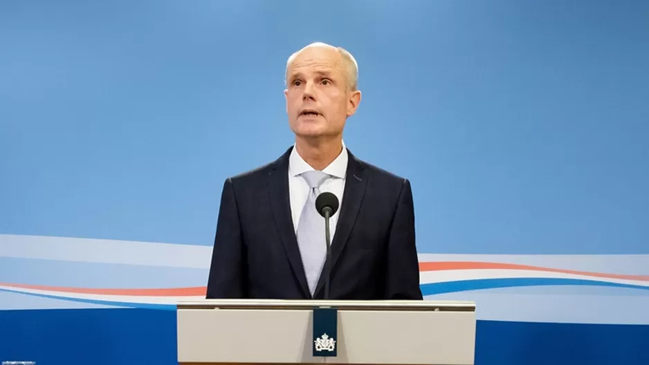 Stef Blok, canciller de Holanda. Foto: AFP