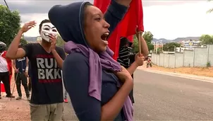 Honduras responde a llamado de OEA y siguen protestas. Video: AFP