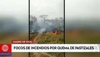 Incendios forestales siguen causando alarma. Foto: Captura Am&eacute;rica TV