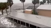 Fuertes imágenes de las inundaciones y destrozos que dejó el huracán Idalia tras su paso por Florida / Video: @Almomento4T