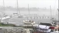 Irma debilitado continúa azotando a Florida. Video: AFP