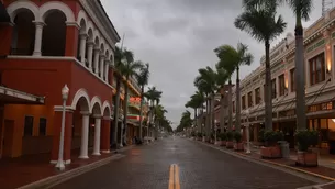 Playa de Fort Myers, Florida, desierta tras evacuación. Foto: AFP. Video: Canal N