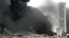 Incendio en fábrica de Argentina