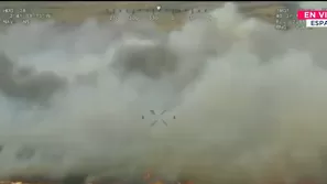 Incendio forestal en Madrid provoca evacuaciones y alarma social. Foto y video: Canal N