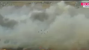 Incendio forestal en Madrid provoca evacuaciones y alarma social. Foto y video: Canal N