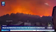 Incendios forestales en el sur de Francia provocan crisis
