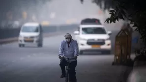 India: disminuyó contaminación en Nueva Delhi pero el aire aún es peligroso. Foto: AFP/Video: Canal N