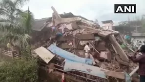 India: Un muerto y decenas de personas atrapadas tras derrumbe de edificio. Video: TVV Noticias