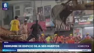 India: seis muertos tras colapso de un edificio