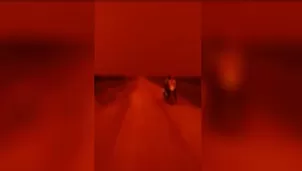 Indonesia: incendios forestales tiñen de rojo el cielo en la isla de Sumatra. Foto: captura/Video: @TaranSlp