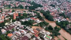 Indonesia: Inundaciones provocadas por lluvias torrenciales en Yakarta dejaron casi 30 muertos. Foto y video: AFP