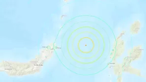 Indonesia: fuerte sismo de magnitud 7.1 remeció el país y generó alerta de tsunami. Foto: USGS/Video: Canal N