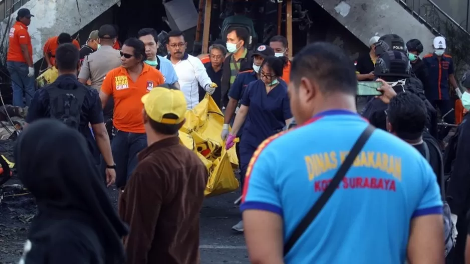 Atentados y explosiones de yihadistas dejan muertos en Indonesia. Foto: AFP