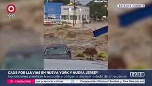 Nueva York declara emergencia tras lluvias que inundaron calles y estaciones del metro
