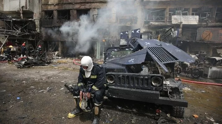 Imágenes del lugar del atentado. (Vía: AFP)