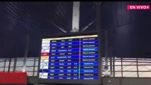 Irán canceló todos los vuelos en sus aeropuertos hasta el lunes. Foto y video: Canal N