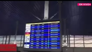 Irán canceló todos los vuelos en sus aeropuertos hasta el lunes. Foto y video: Canal N