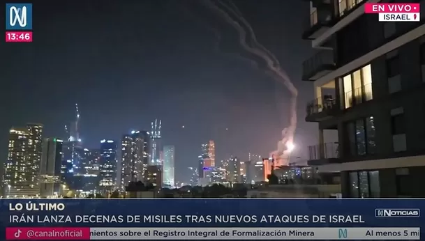 Irán lanzó misiles contra Israek tras nuevos ataques / Canal N