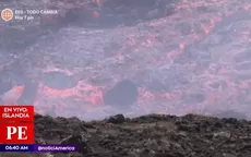 Islandia: Un volcán entró en erupción cerca de la capital - Noticias de policia-nacional-peru