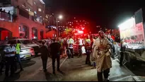 Israel: Colapso de la grada de una sinagoga deja dos muertos y decenas de heridos. Foto referencial: AFP