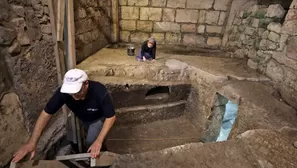 Israel: Hallan complejo subterráneo de hace dos milenios en la antigua Jerusalén. Foto: AFP