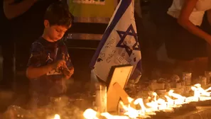 Vigilia realizada en la capital de Israel en memoria de las víctimas de Hamás - Foto: AFP - Video: Canal N