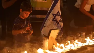 Vigilia realizada en la capital de Israel en memoria de las víctimas de Hamás - Foto: AFP - Video: Canal N