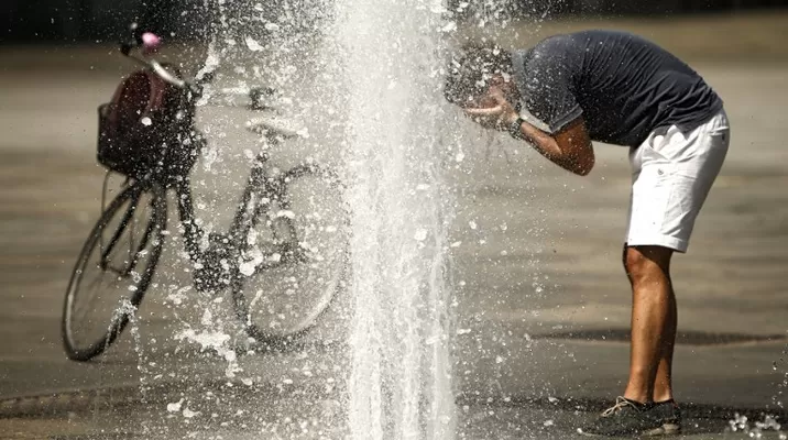 Ola de calor en Italia. (Vía: AFP)