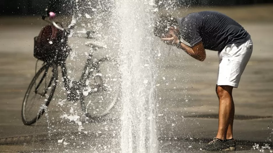 Ola de calor en Italia. (Vía: AFP)