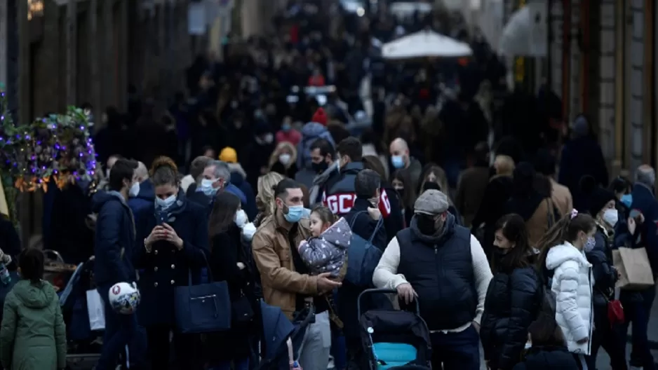 Italia detecta un caso de nueva variante del coronavirus tras suspender vuelos con Reino Unido. Foto. AFP