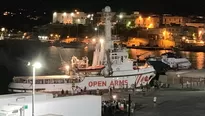 Italia: migrantes del Open Arms desembarcan en Lampedusa. Foto: EFE/Video: AFP