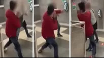 Italia: Hombre golpea a pareja gay por besarse en estación de metro. Foto: Captura / Video: Twitter Simone Alliva