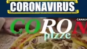 Italia se indignó por el video satírico de una televisión francesa dedicado a la "pizza corona". Foto: captura