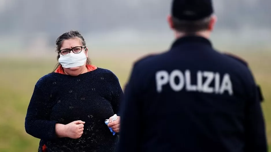 Coronavirus en Italia. Foto referencial: AFP