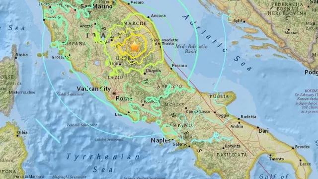 Mapa de la Región de las Marcas. (Vía: Twitter) Mapa de la Región de las Marcas. (Vía: Twitter)