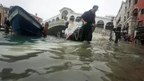 Venecia sufre inundaci&oacute;n &quot;apocal&iacute;ptica&quot; que ha dejado al 85 % de la ciudad bajo el agua. Foto: EFE/Video: Canal N