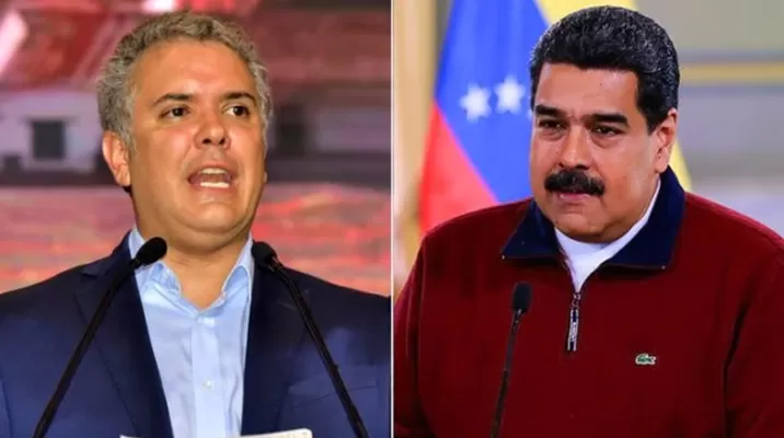 Iván Duque y Nicolás Maduro. Foto: Infobae Iván Duque y Nicolás Maduro. Foto: Infobae