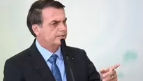 Jair Bolsonaro dice que Emmanuel Macron &quot;disfraza sus intenciones&quot; sobre la Amazon&iacute;a. Foto: AFP