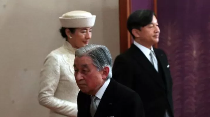 Japón: Akihito abdica como emperador y cede el trono a su hijo Naruhito. Foto: AFP Japón: Akihito abdica como emperador y cede el trono a su hijo Naruhito. Foto: AFP